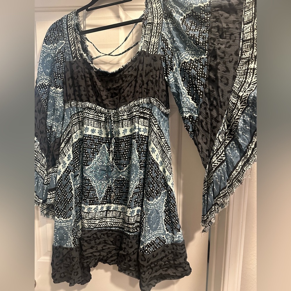 Beautiful oversized free people boho dress size small